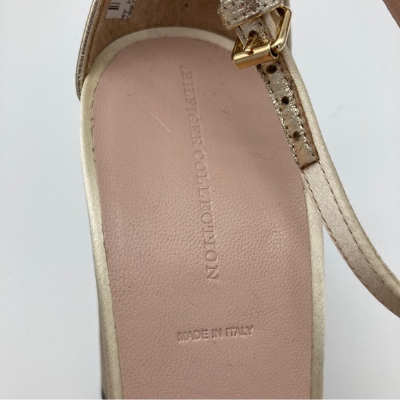 Hilfiger Collection Fall 2016 Satin and Leather Braided Block Heel Sandals - Picture 7 of 12